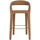 Avenlee Milliken Cognac Upholstered Barstool