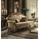 Vendome Bone Living Room Set with Nailhead Trim