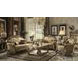 Vendome Bone 70" Loveseat with Pillow and Nailhead Trim