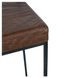 Belfort Cocoa Brown Leather Upholstered Counter Height Stool