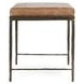 Malo Sedona Brown Leather Upholstered 28" Accent Bench