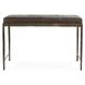 Malo Cocoa Brown Leather Upholstered 28" Accent Bench