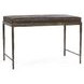 Malo Cocoa Brown Leather Upholstered 28" Accent Bench