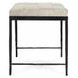 Achen Dusty Cream Leather Upholstered 28" Accent Bench