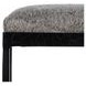 Bose Sparrow Gray Leather Upholstered Counter Height Stool