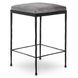 Bose Sparrow Gray Leather Upholstered Counter Height Stool