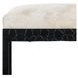 Bose Dusty Cream Leather Upholstered Counter Height Stool