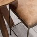 Bose Canyon Sand Leather Upholstered Counter Height Stool