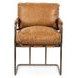Strapling Sedona Brown Leather Upholstered Dining Chair