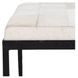 Achen Dusty Cream Leather Upholstered 60" Accent Bench