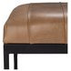 Madeleine Dune Walnut Leather Upholstered 60" Accent Bench