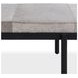 Evelyn Sparrow Gray Leather Upholstered 70" Accent Bench