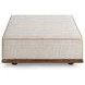 Ellerie Latte Square Ottoman