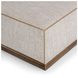 Ellerie Latte Square Ottoman