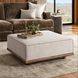 Ellerie Latte Square Ottoman