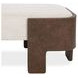 Janya Oat Cream Upholstered 60" Accent Bench