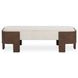Janya Oat Cream Upholstered 60" Accent Bench