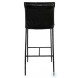 Mayer Black Leather 30" Bar Stool