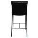 Mayer Black Leather 26" Counter Height Stool