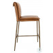 Mayer Tan Leather 26" Counter Height Stool