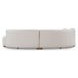 Octavia Ivory 2 Piece Modular Sectional with Pillows