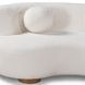 Octavia Ivory 2 Piece Modular Sectional with Pillows
