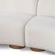 Octavia Ivory 2 Piece Modular Sectional with Pillows