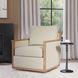 Norman Natural Upholstered Accent Chair