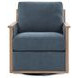 Norman Blue Upholstered Accent Chair