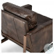 Chazzie Brown Leather Club Chair