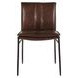Mayer Brown Leather Upholstered Dining Chair Set of 2