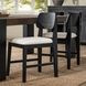 Deaven Black Upholstered Dining Chair Set of 2