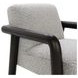 Reyna Black and White Upholstered Accent Chair