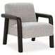 Reyna Black and White Upholstered Accent Chair