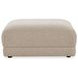 Adalynne Buttermilk Square Ottoman