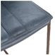 Mayer Ocean Blue Leather Upholstered Counter Height Stool