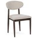Tiber Toasted Brown Upholstered Dining Chair Set of 2