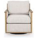 Norman Almond Cocoa Upholstered Accent Chair