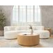 Octavia Vanilla 2 Piece Modular Sectional with Pillows