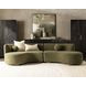 Octavia Seaweed Green 2 Piece Modular Sectional with Pillows