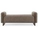 Sierra Bronzed Cocoa Upholstered 60" Accent Bench