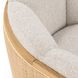 Daisy Coastal Sand Upholstered Accent Chair