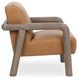 Reyna Tan Leather Upholstered Accent Chair