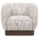 Rinner Cocoa Cream Upholstered Accent Chair