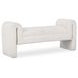 Ada Ivory Fleece Upholstered 58" Accent Bench