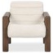 Dahlia Ivory Fleece Upholstered Accent Chair