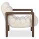 Dahlia Ivory Fleece Upholstered Accent Chair