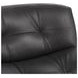 Gabriel Black Leather Upholstered Accent Chair