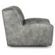 Gabriel Storm Gray Leather Upholstered Accent Chair