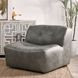 Gabriel Storm Gray Leather Upholstered Accent Chair
